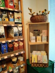 Kaffee und Geschenkebanderolen